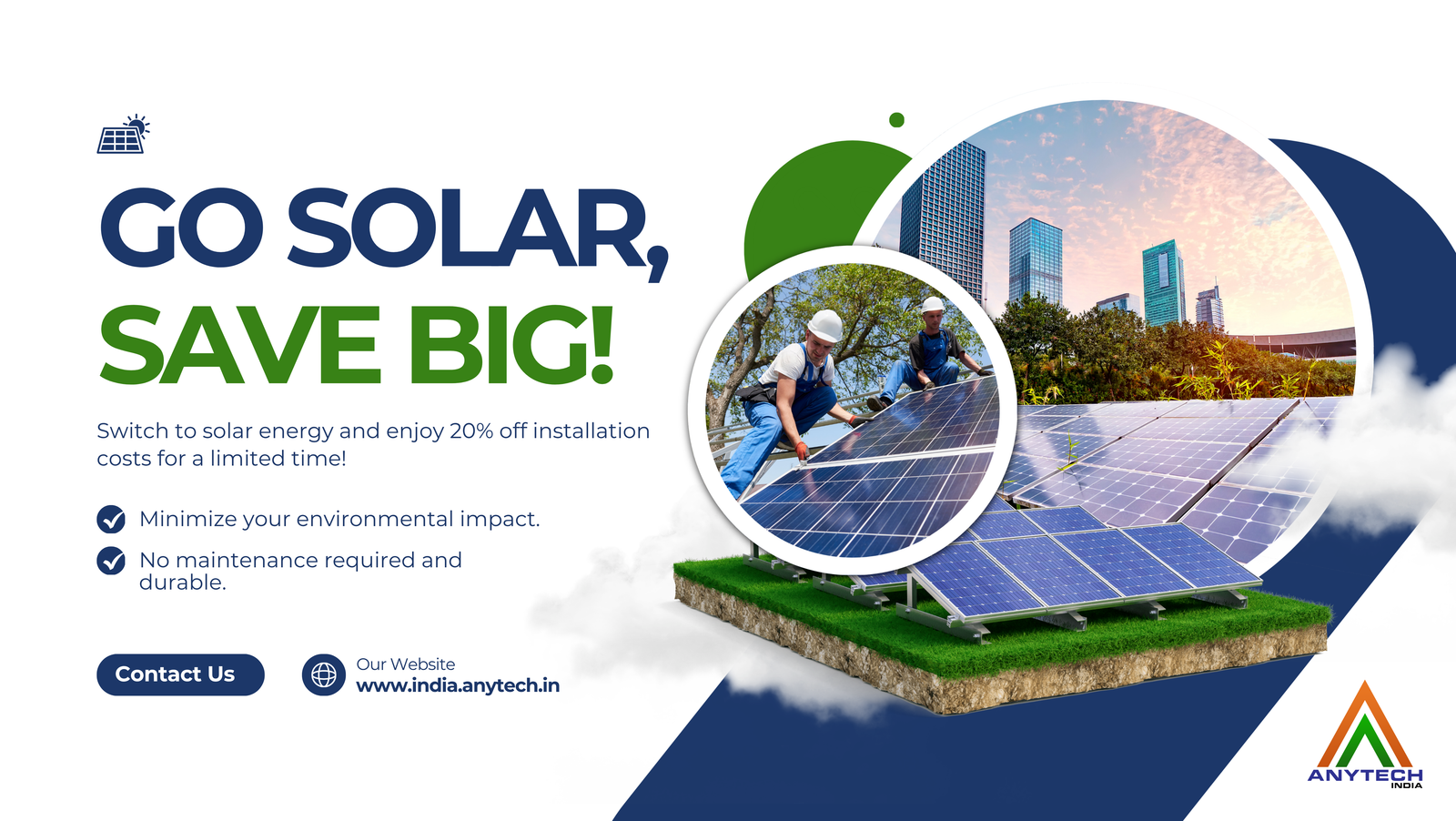 Residential rooftop solar solution by Anytech India